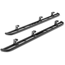 RealTruck RKR Rails for Toyota Tacoma | Cab Length, Tubular Steel, Textured Black | T154RKRCC | Fits 2016-2022 Toyota Tacoma Double Cab, SRW Gas