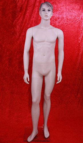 Preisvergleich Produktbild Qubeat Männliche Schaufenterpuppe hautfarben