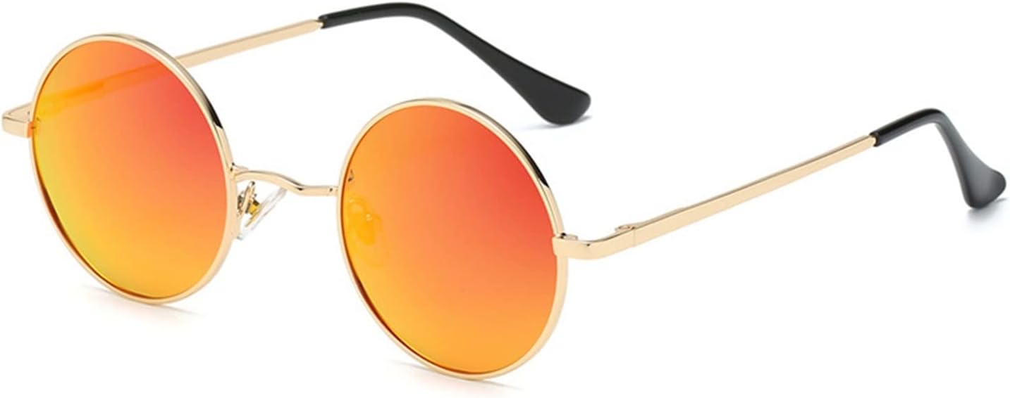 Men's round sunglasses, women's polarized UV400