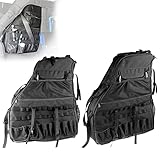 SUNPIE Roll Bar Storage Bag Cage for 2007~2018 J eep Wrangler JKU 4 Doors with Multi-Pockets &...