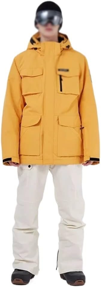 Men's Ski Suit Outdoor Sports Snowboard Jacket Overalls Warm