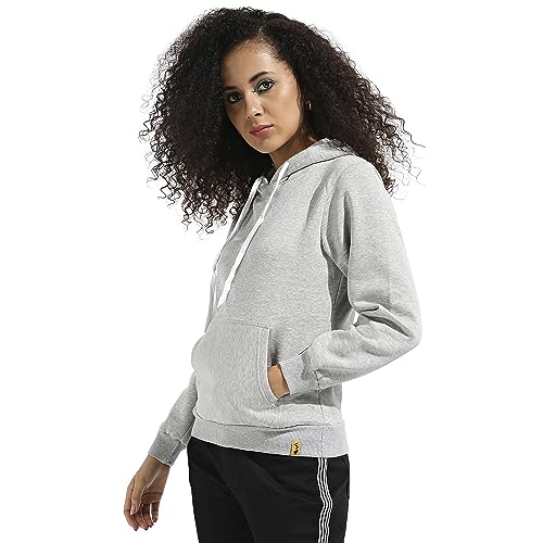 Image of PINACOLADA Women's Pullover Hoodie with Kangaroo Pockets for Casual Wear | Hooded Neck | Long Sleeve | Drawstring Closure | Cotton Sweatshirt Crafted with Comfort Fit for Everyday Wear