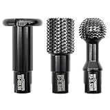 Kugelfräser Holz Schnitzen - 3-teiliges Kohlenstoffreichem Stahl Kugel Rotationsfräser Winkelschleifer Zubehör M14, Frässcheibe Holzfräser Schleifscheiben für 115/125 mm Winkelschleife