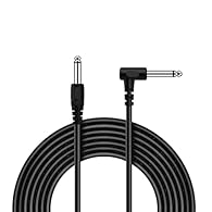 【Signal Stabilization, Faster Audio Transmission】 Our guitar instrument cable has double shielded to reduce hum and noise, provide high stable performance when you perform in stage or bar. The both of straight and right angle plug can insert into gui...