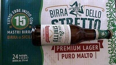 12x33cl Birra dello Stretto 33cl 'Premium Lager' Pure Malta