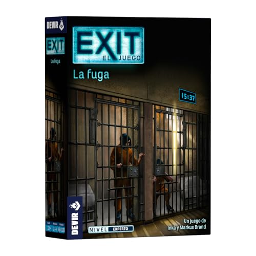 Devir - Exit: La Fuga – Juego de Escape Cooperativo 1-4 Jugadores, Edad 12+, Aventura en Prisión (BGEXIT30)