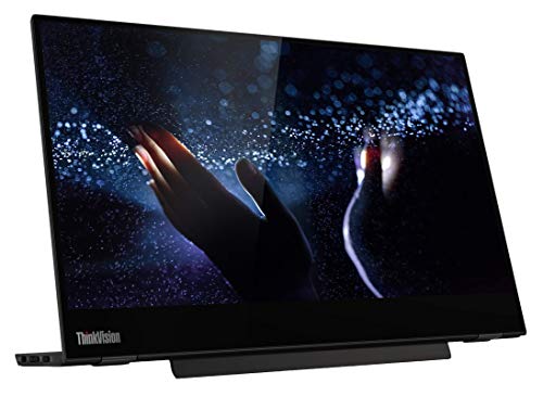 Image of ThinkVision M14t USB-C Mobile Monitor with Touch Screen - Black