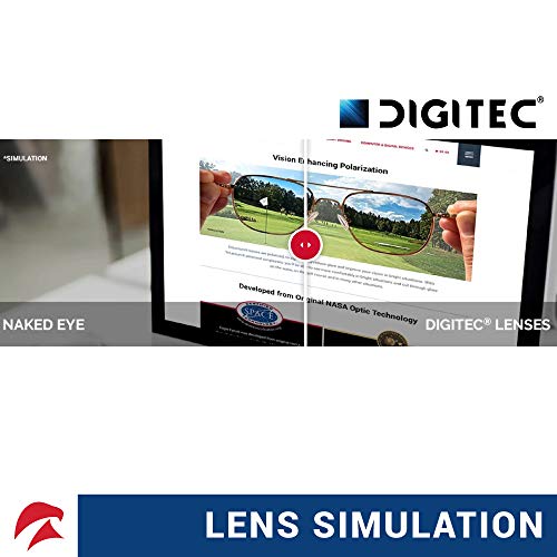Image of Eagle Eyes FitOn DigiTec Fit Over Blue Light Blocking Computer Glasses - Wear Over Prescription Glasses /Reading Glasses /RX Glasses - 99.9% UV Protection with Anti-Reflective (Small, Black)
