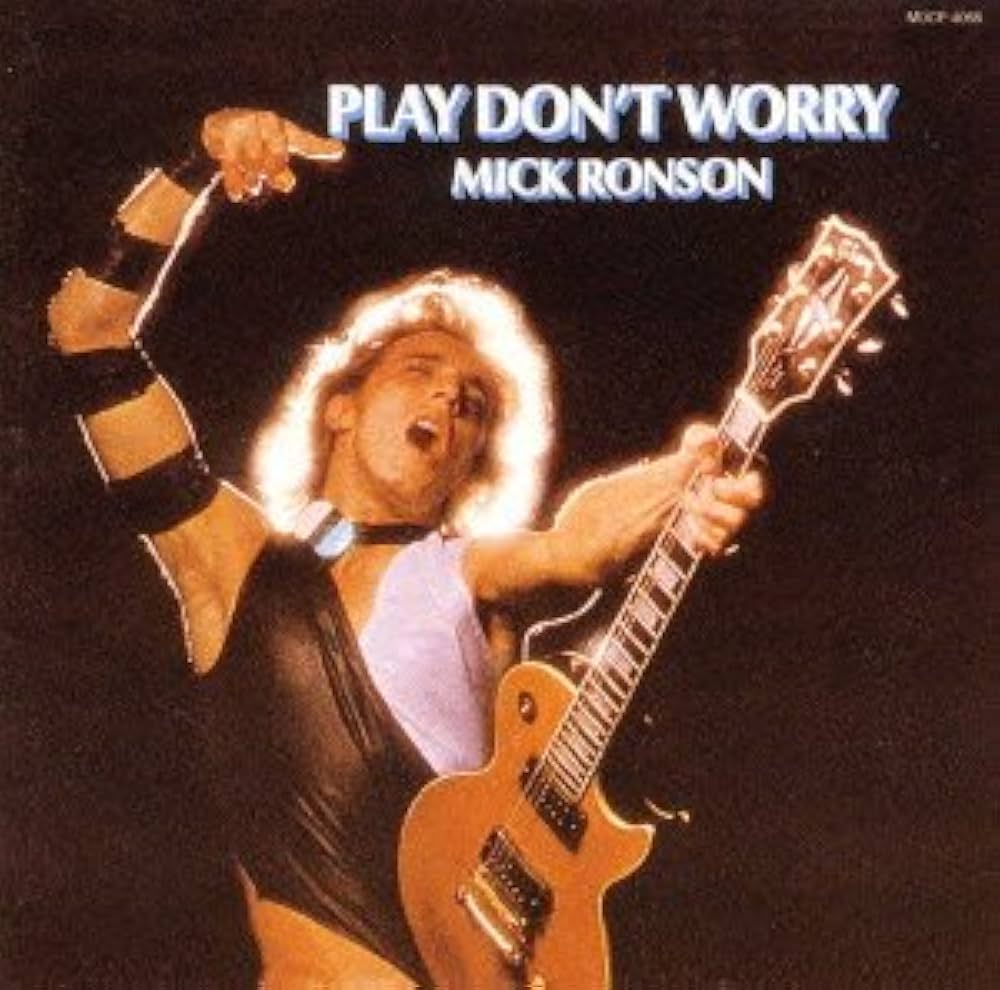 【ＵＫ.Org盤ＬＰレコード】ミック・ロンソン／プレイ・ドント・ウォリー UK.Org盤LPレコード】ミック・ロンソン／プレイ・ドント