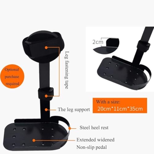 Image of Under Desk Bike Pedal Exerciser - Stationary Leg /Arm Peddler Portable Home Rehab Machine for Stroke & Hemiplegia Low Impact Exercise Seniors Recovery