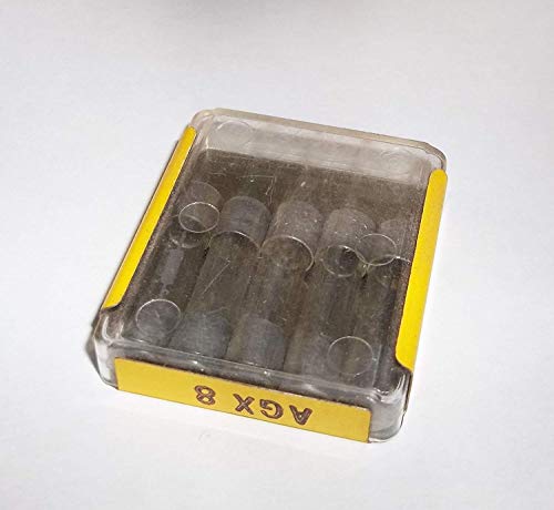 Fusible AGX-8 Bussmann haute précision en tube de verre action rapide 8 A 250 V