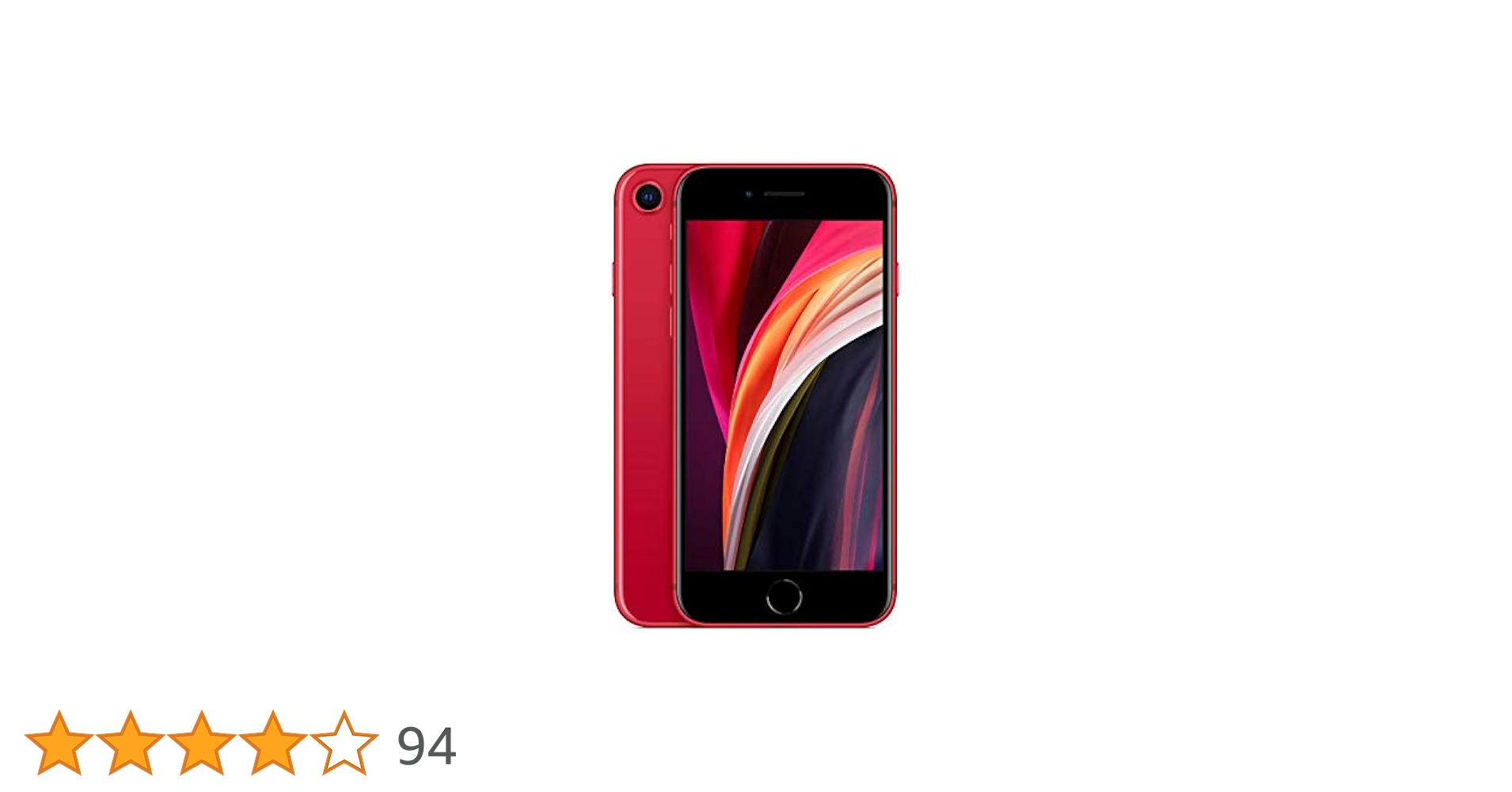 Apple iPhone SE2, 128GB, Red - Fully Unlocked (Renewed