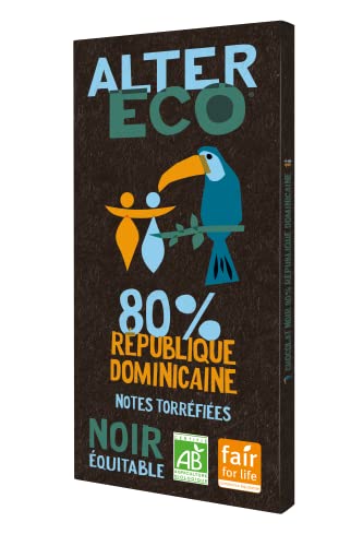- 80% 黑巧克力棒 - 有机和公平贸易 - 多米尼加共和国原产地 - 100 g