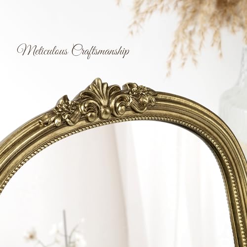 Espejo para Maquillaje Dorado Antiguo 11.7 x 10.8 pulgadas miniatura 5