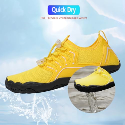 Image of Hike Barefoot Shoes Women Men Pro Water Footwear Wide Toe Box Non-Slip Unisex Athletic Outdoor Running Shoes