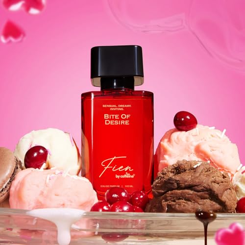 Image of FIEN by mCaffeine Bite of Desire Perfume for Women | Floral Gourmand Scent | 12 Hrs Long Lasting Eau De Parfum with Lavender, Vanilla, Cocoa Premium & Luxurious Perfume for Every Occasion - 100ml