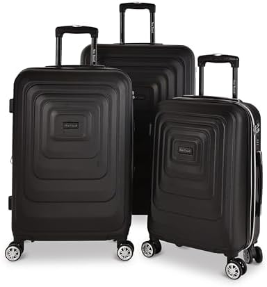 New Travel 8 Wheels Set of 3 Trolley Bags, Hard Case ABS, 360º Wh...