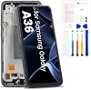 Pantalla de repuesto con marco para Samsung Galaxy A36 5G | para SM-A366U A366E A366W, ensamblaje de pantalla LCD y digitalizador táctil, incluye herramientas de reparación, sin lector de huellas 2