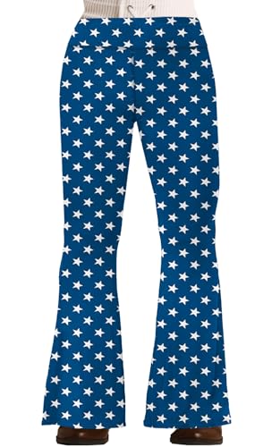 Image of Deerose Girls Halloween Hippie Bell Bottom Pants High Waist Flare Pants 5-14 Years
