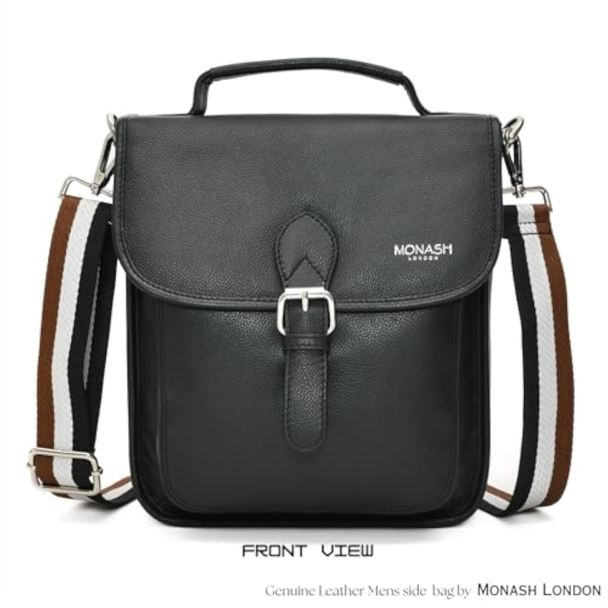 Genuine Leather Crossbody Bag for Men & Women