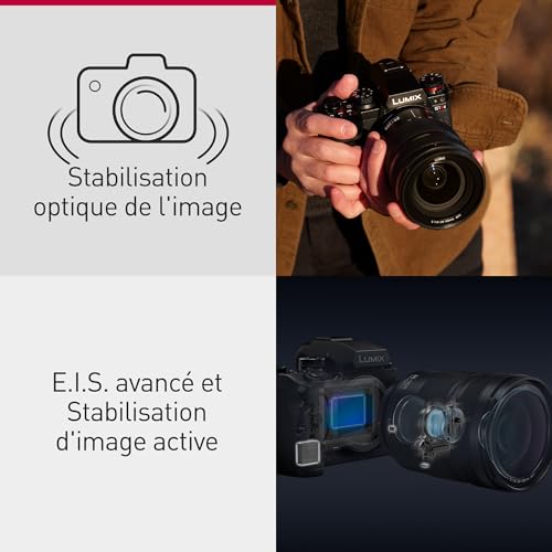 Panasonic Lumix S1M2ES | Appareil Photo Hybride Plein Format (24MP, Autofocus Phase, Double Stabilisation, 14 Stops, 6K 30p Vidéo Open Gate, Enreg. 4:2:2 10 Bits) DC-S1M2ESME, Objectif 24-105mm F4