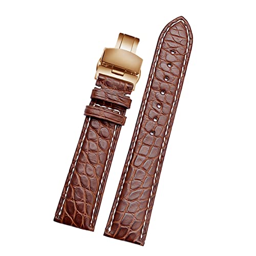 Bracelet en cuir double face noir disponible en 18mm à 22mm pour votre montre