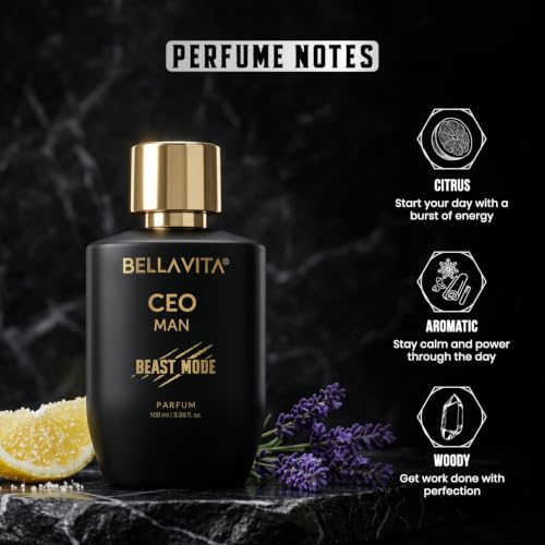 Image of BELLAVITA CEO Man Beast Mode 100ml | 12hr Long Lasting | Perfume for Man | 6 ft Projection | Premium Fragrance | Perfume for Men