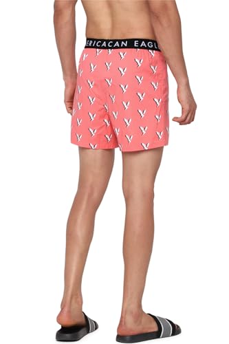 Image of American Eagle Men's Cotton Blend Boxer Regular Solid Casual Shorts