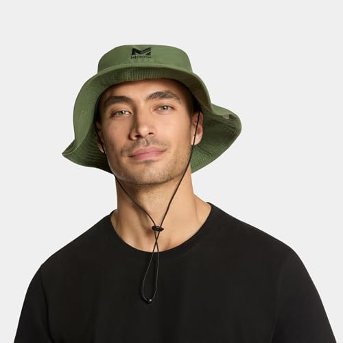 Image of MISSION Cooling Bucket Hat - Unisex Wide-Brim Hat for Men & Women - Lightweight, Foldable & Durable - Cools Up to 2 Hours