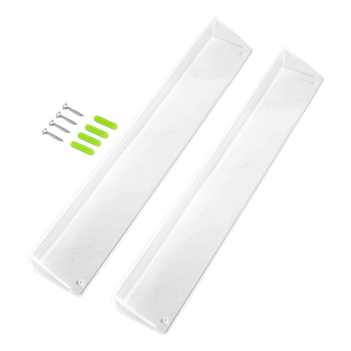 Muiltvoe 2Pcs Card Showcases Stand Acrylic Wall Mounted Showcases For Displaying Trading Cards And Baseball Card(Clear