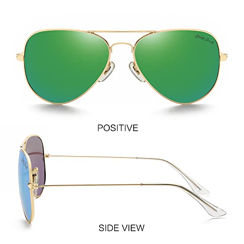 Image of grey jack Polarized Aviator Sunglasses lightweight Stylish Glasses for Men Women UV Protection S110102