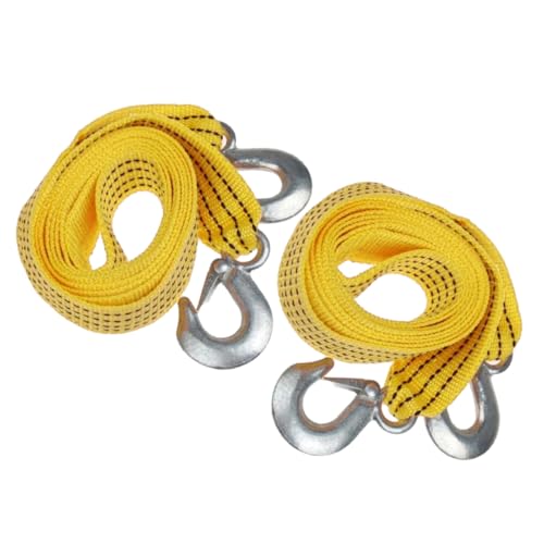 Sangles de remorquage robustes 3t nylon avec crochets anti-décrochage pour voiture et utilitaire
