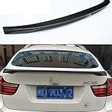 Para BMW X6 E71 2008-2013. Alerón Trasero de Coche de Fibra de Carbono para BMW X6 E71 2008-2013, Accesorios de Estilo de carrocería de alerón Trasero