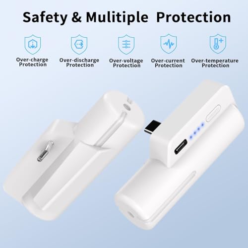 MIGAFEI Meta Quest 2 Battery Pack, Multiple Charging Methods, Fast Charging 5000mAh Lightweight Portable VR Extend Accessories Rechargeable with Power Indicator - Image 3