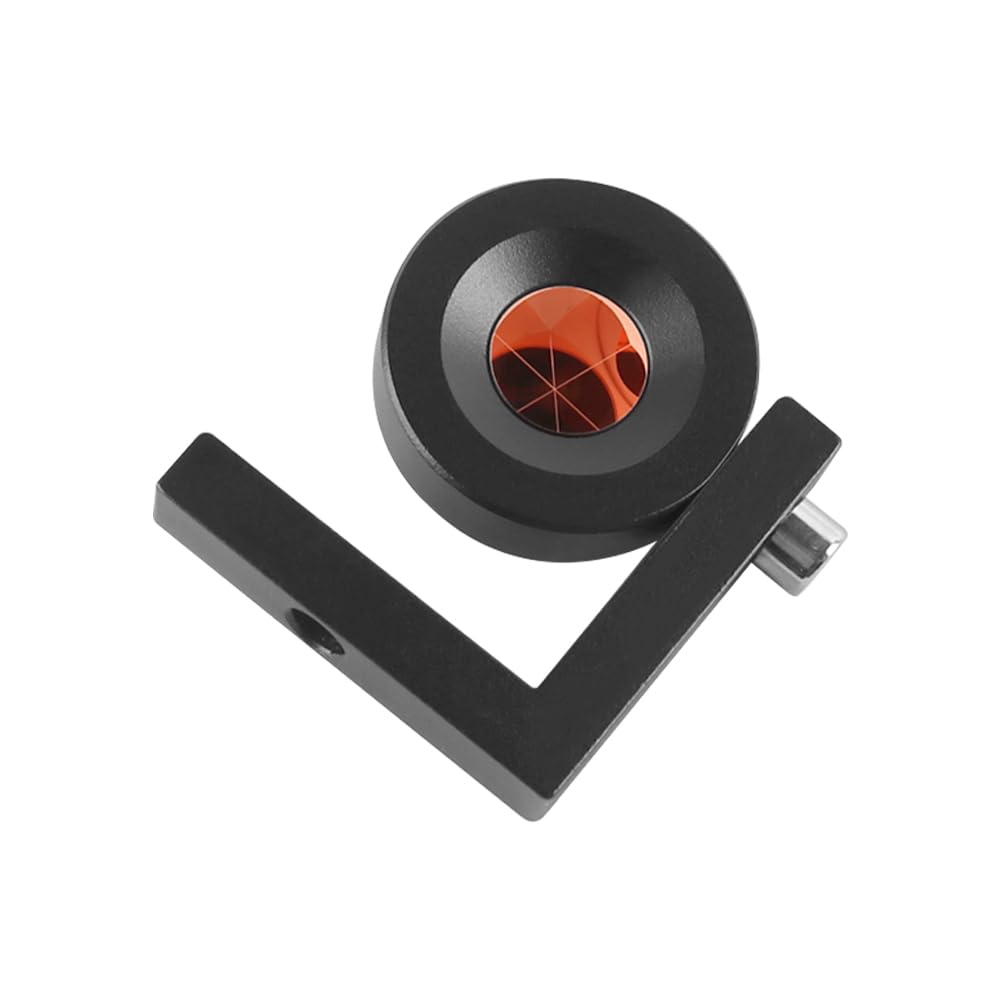 Sarini Mini Prisma a Tunnel da 90 Gradi L Bar Prisma di misurazione ad Angolo retto Placcato in Rame per apparecchiature di rilevamento della Stazione Totale Mini Prisma di precisione Compatto
