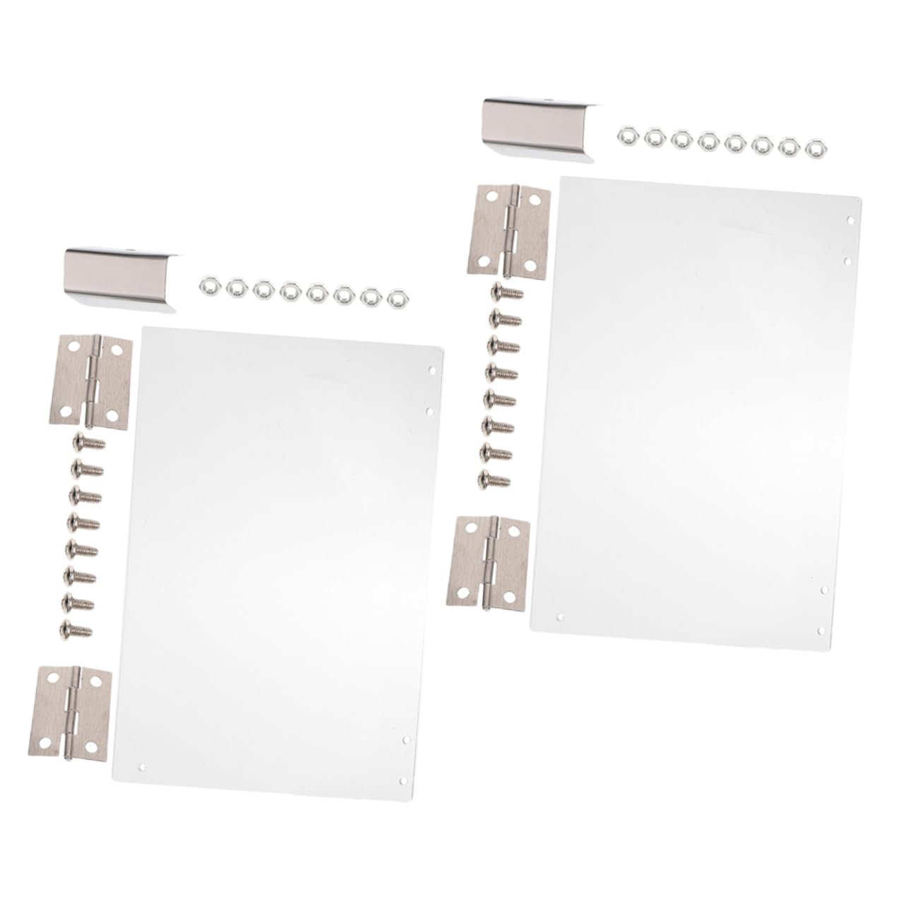 PRETYZOOM 2pcs Commercial Popcorn Maker Door Panels Clear Lids for Popcorn Machines Easy Prevents Spills Enhances Visual Appeal