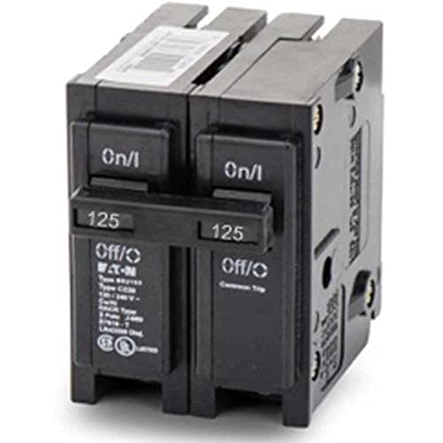Eaton Corporation Br2125 Double Pole Interchangeable Circuit Breaker 120/240V 125-Amp