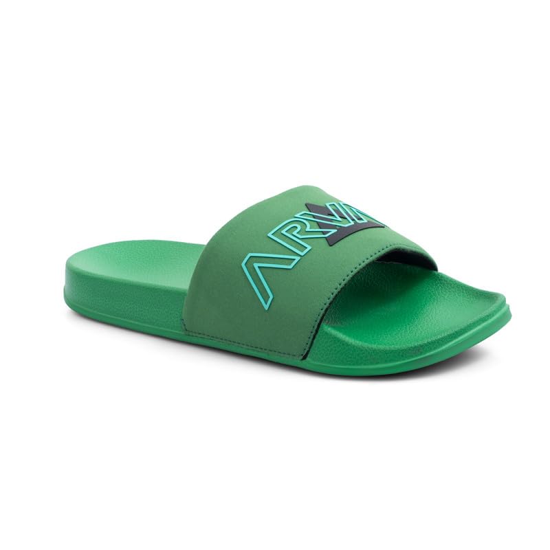 Image of ARVAN Mens Sliders | Lightweight, Anti-Slip & Cushioned Comfort Slides for Casual & Beach Use