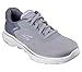 Skechers Women's Go Walk 7 - Cosmic Waves Athletic Walking Sneaker, Gray/Lavender, 9.5 US