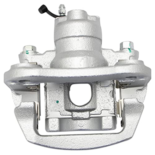 Image of TRQ Rear Brake Caliper Set Zinc Coated Brackets Hardware Compatible with 2004-2007 Toyota Highlander