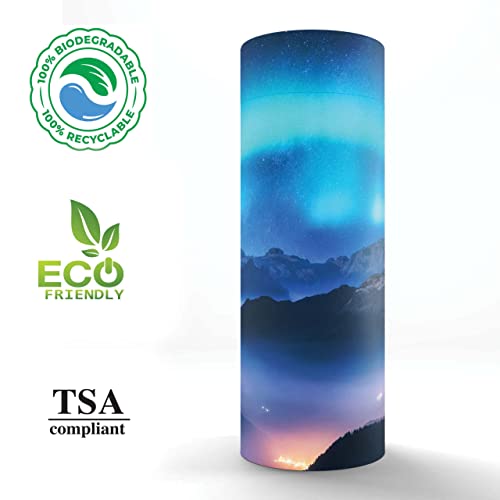 Image of Aurora Borealis Eco-friendly Biodegradable Creatron Urns for Adult Ashes - Scattering Urn - Cremation Urn