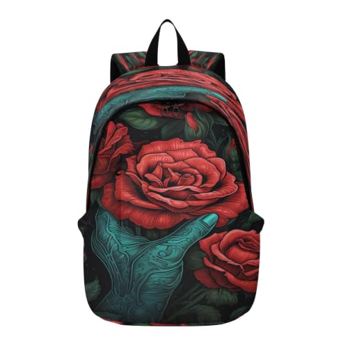 Cartable dos à sac bleu rose rouge compact pour voyager sans encombre