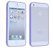 niceeshop(TM) Purple Bumper with Ultra Clear Hard Back Case Cover for the iPhone 5 5S + Screen Protector