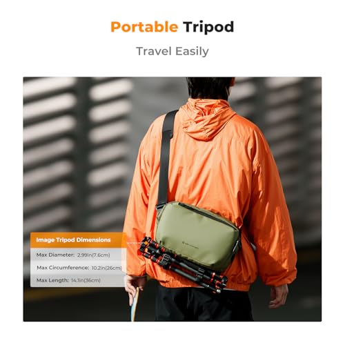 Image of K&F CONCEPT Camera Sling Bag Crossbody Bag Waterproof Camera Shoulder Backpack DSLR /SLR /Mirrorless Camera Case