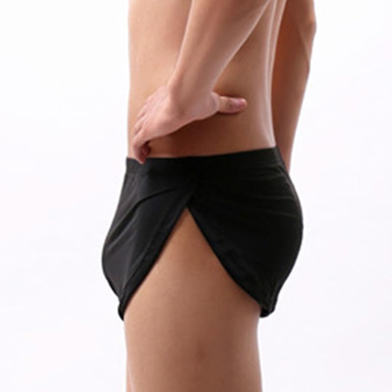 Evankin Men's Boxer Brief Underwear Sexy Boxers Shorts Casual Pajamas Underpants Breathable Fit Split Athletic Shorts2