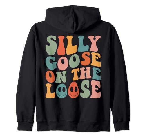 Silly Goose University Disfraz de meme de ganso tonto para hombre y mujer Sudadera con Capucha
