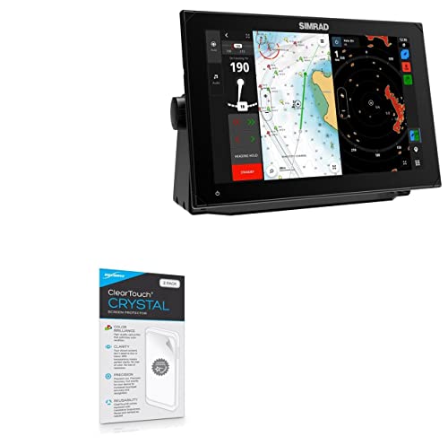 BoxWave Screen Protector Compatible with Simrad NSX 3012 - ClearTouch Crystal (2-Pack), HD Film Skin - Shields from Scratches