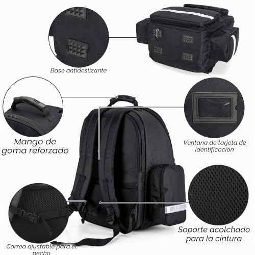 Paquete de bolsa de salto Trunab para material médico de primeros auxilios y oficiales 2