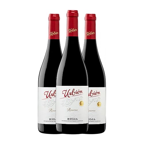 Urbión Tempranillo Rioja Reserva – Caja de 3 Botellas 75 cl de Vino Tinto Urbión Tempranillo Rioja Reserva – Caja de 3 Botellas 75 cl de Vino Tinto