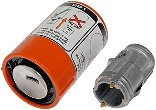 Dorman 924-793 Mechanical Key Relearn Ignition Lock Cylinder Compatible with Select Chrysler / Dodge / Mitsubishi Models (OE FIX)